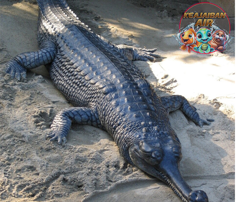 Gharial Reptil Langka dengan Moncong Panjang 10cm!