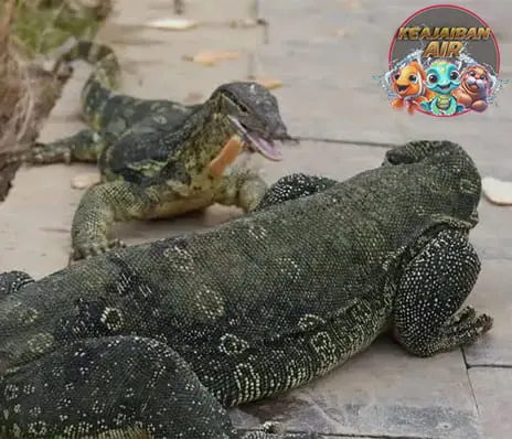 Biawak Air 1 Reptil Mirip Naga Suka Berjemur