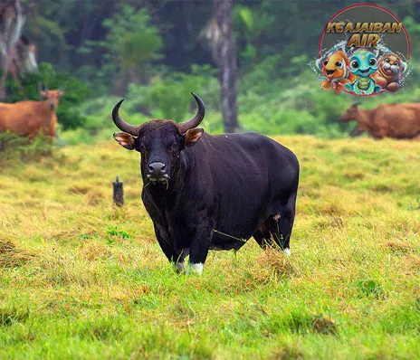 Banteng Si Gagah Jadi 4 Ikon Kekuatan Hutan