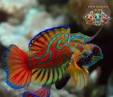 Mandarinfish Si Ikan Pemalu, Cantiknya Mata Seger