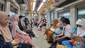 LRT Sumsel Beroperasi Hingga 00.16 WIB di CFN Atmo